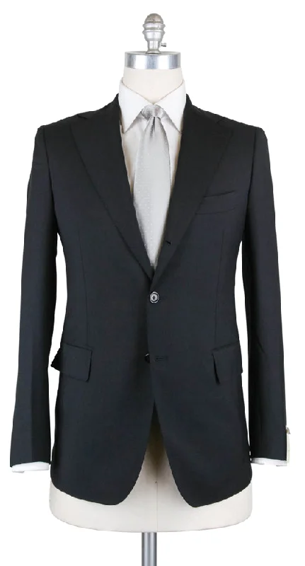 Luigi Borrelli Black Suit - 46 US / 56 EU