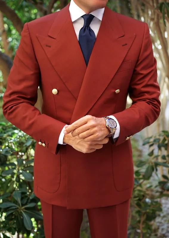 Lyon Dark Orange Suit