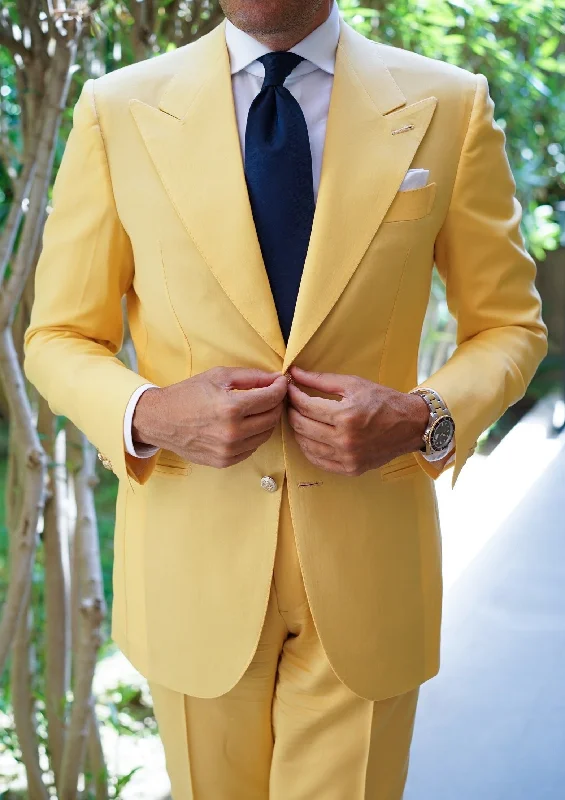 Doha Yellow Suit