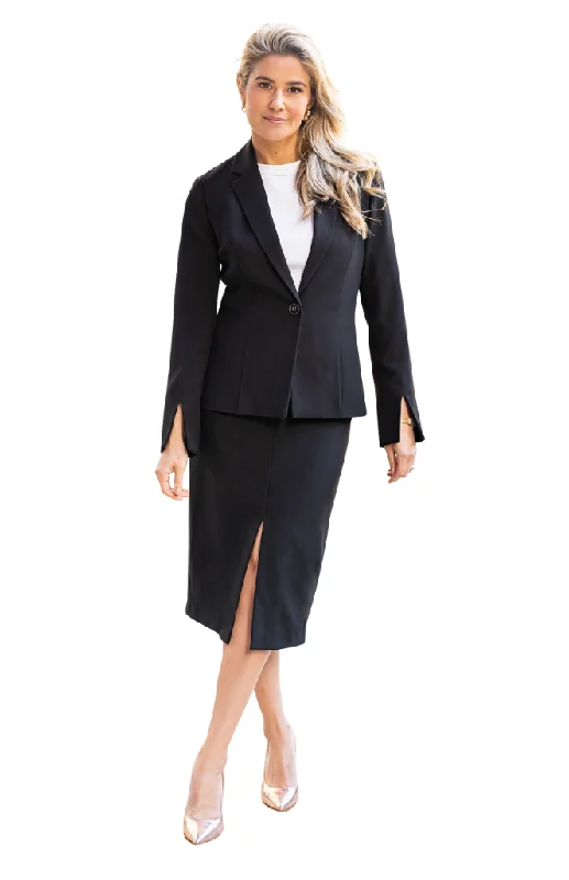 Split Skirt Suit