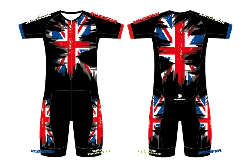 Sk8House - UK Flag Design - Pro Aero Skin Suit