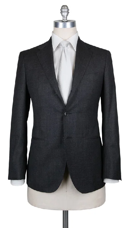 Barba Napoli Charcoal Gray Suit