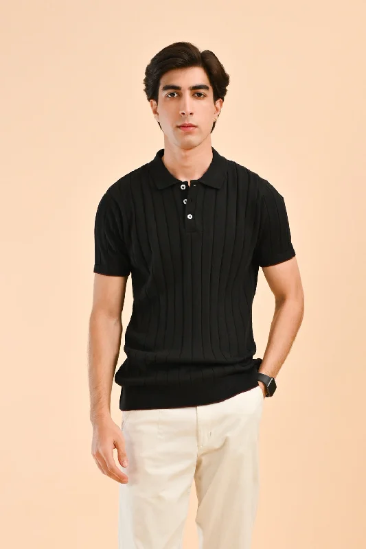 Men's Three-Quarter Sleeved TopsKNITTED POLO