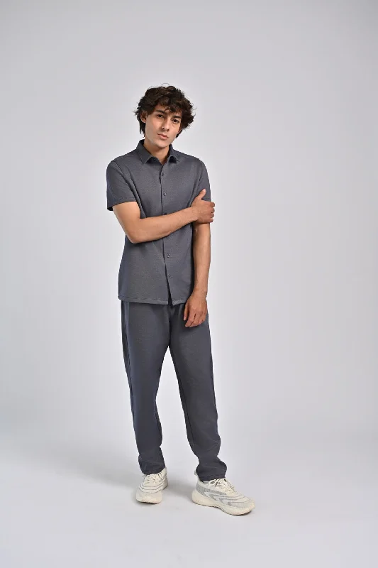 Men's Shirts with Mock NecksBUTTON DOWN TEXTURED POLO