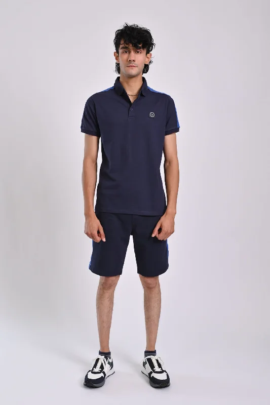 Comfortable Men's Polo ShirtsCONTRAST SLEEVE PANEL POLO