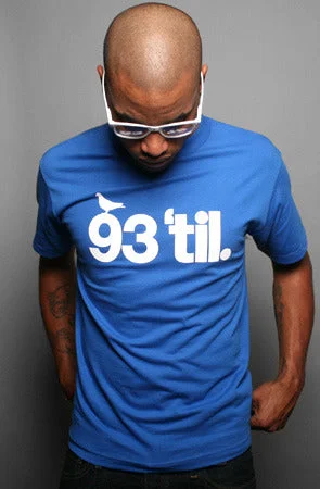 Men's Shirts with Roll-Up SleevesHieroglyphics X Adapt :: 93 'til (Men's Royal Tee)