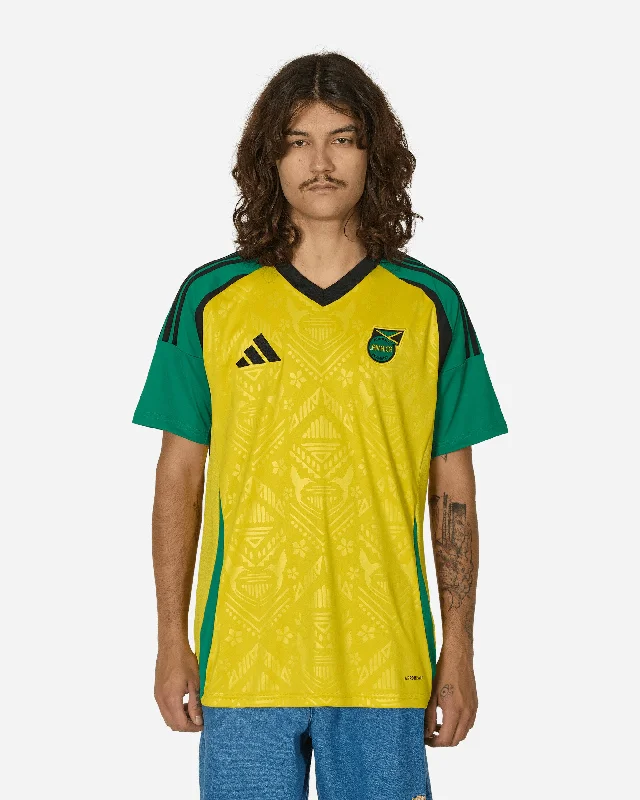 Men's Shirts with Striped PatternsJamaica 24 Home Jersey Yellow