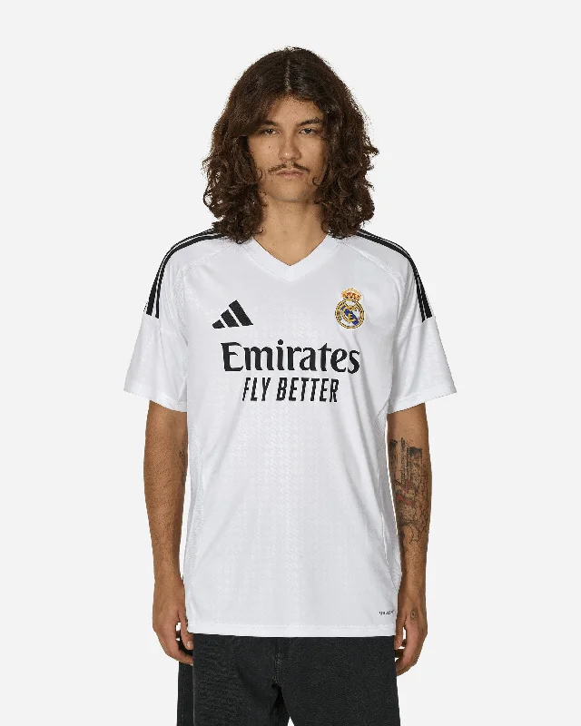 Men's Shirts with Single-Breasted DesignsReal Madrid 24 Home Jersey White