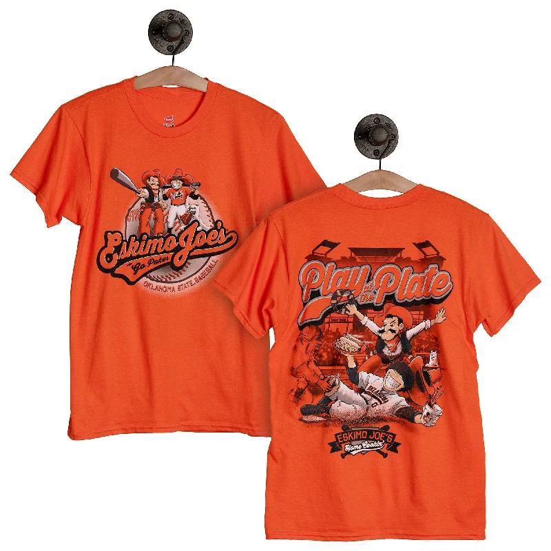 Men's Shirts with Hook-and-Loop ClosuresADULT JOE/OSU BASEBALL TEE - AJOBT