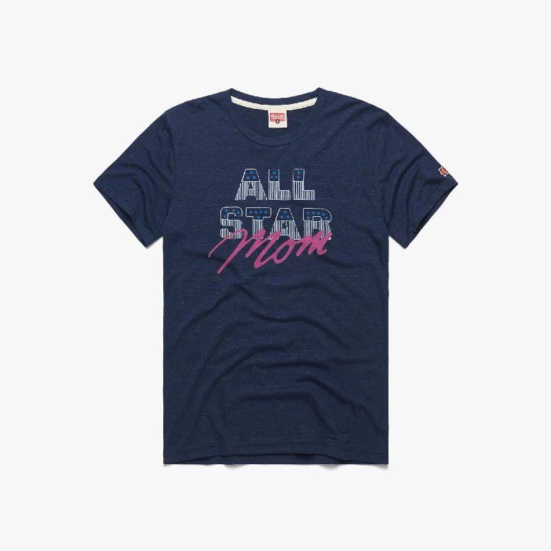 Men's Shirts with Appliquéd SleevesAll Star Mom