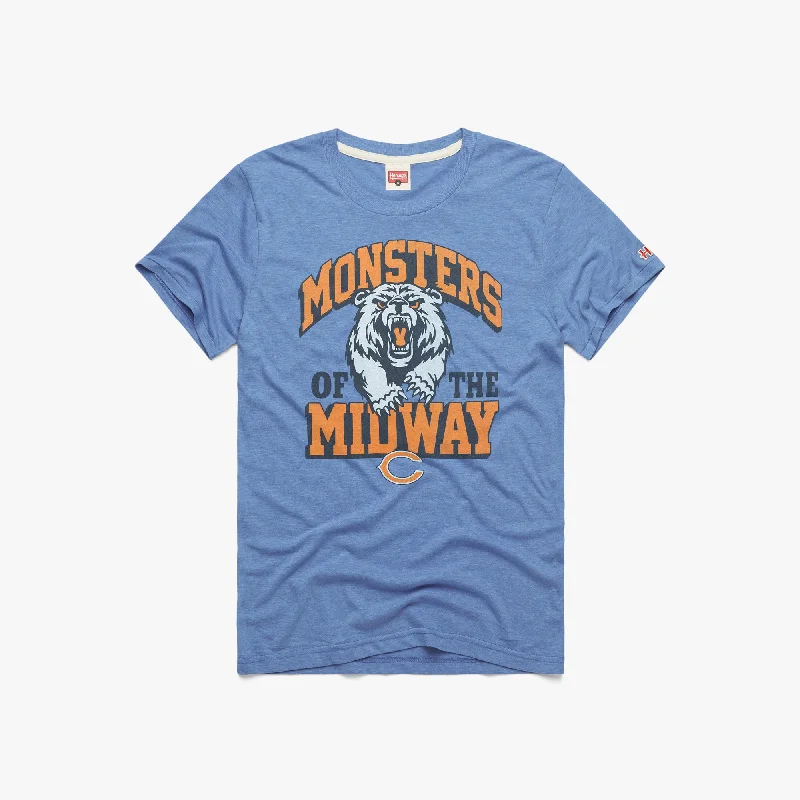 Men's Shirts with Checkered PatternsBears Monsters Of The Midway