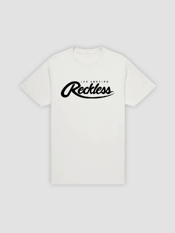 Men's Shirts with Plaid PatternsBig R Script Tee - White