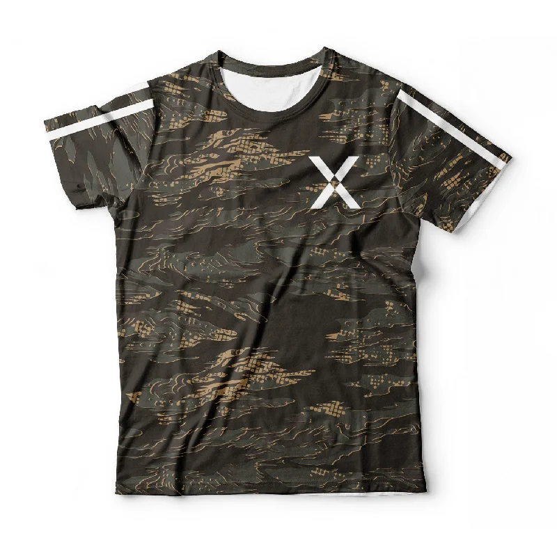 Men's Shirts with Embellished CollarsBroken X T-Shirt