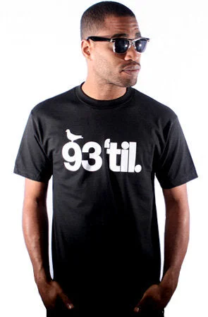 Stylish Men's HenleysHieroglyphics X Adapt :: 93 'til (Men's Black Tee)