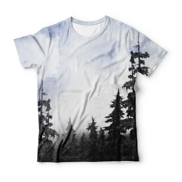 Men's Shirts with Custom MonogramsIn The Forest T-shirt