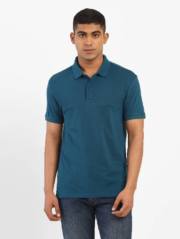 Men's Shirts with Rounded HemlinesMen's Solid Polo T-shirt