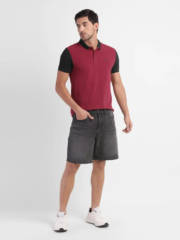 Men's Shirts with Button-Down PocketsMen's Colorblock Polo T-shirt