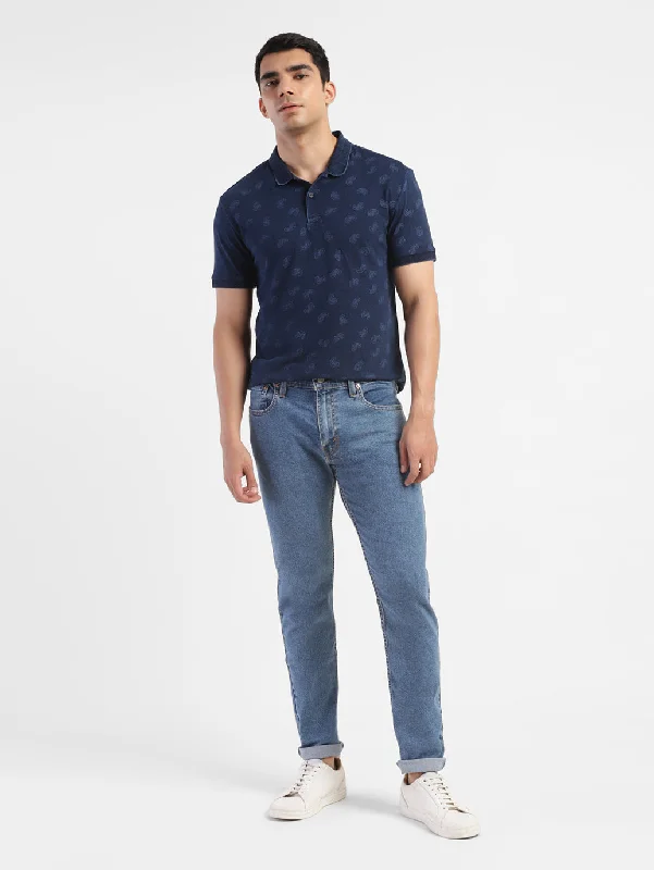 Men's Shirts with Wrinkle-Resistant FabricMen's Paisley Print Polo T-shirt