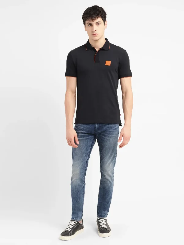 Men's Shirts with Custom MonogramsMen's Solid Slim Fit Polo T-shirt