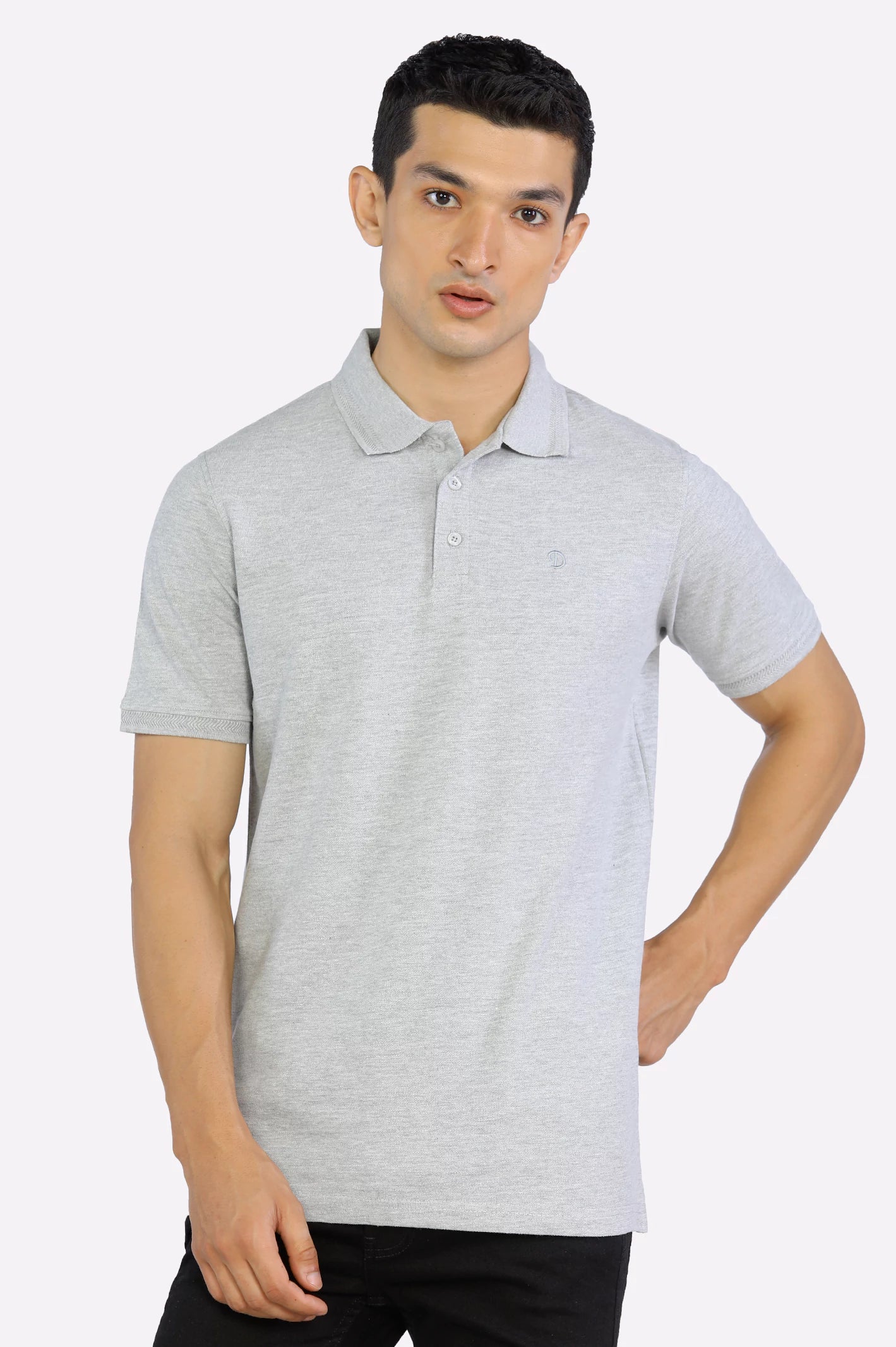 Men's Shirts with Convertible CollarsJacquard Collar Polo