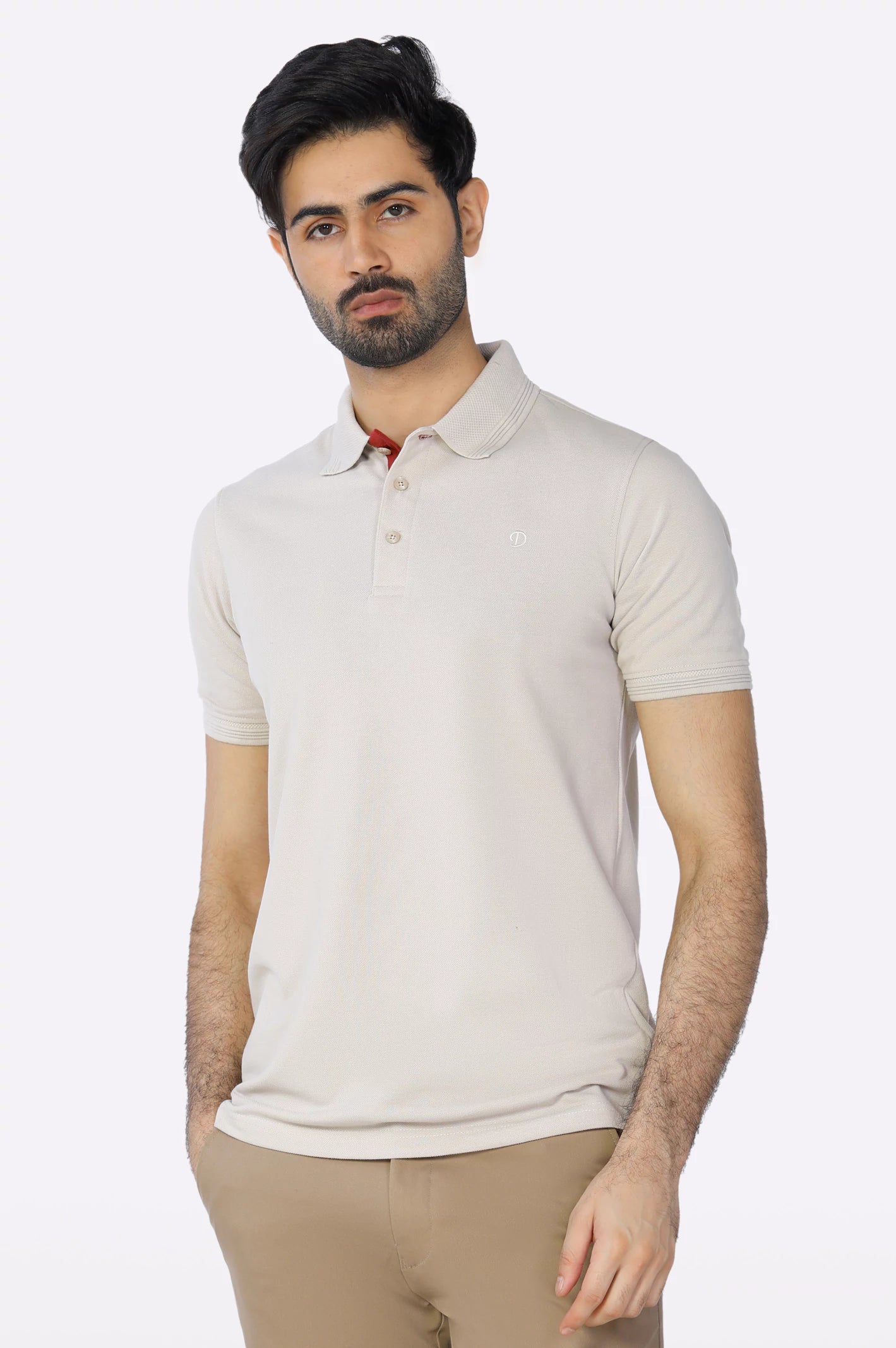 Men's Shirts with Tab CollarsJacquard Collar Polo