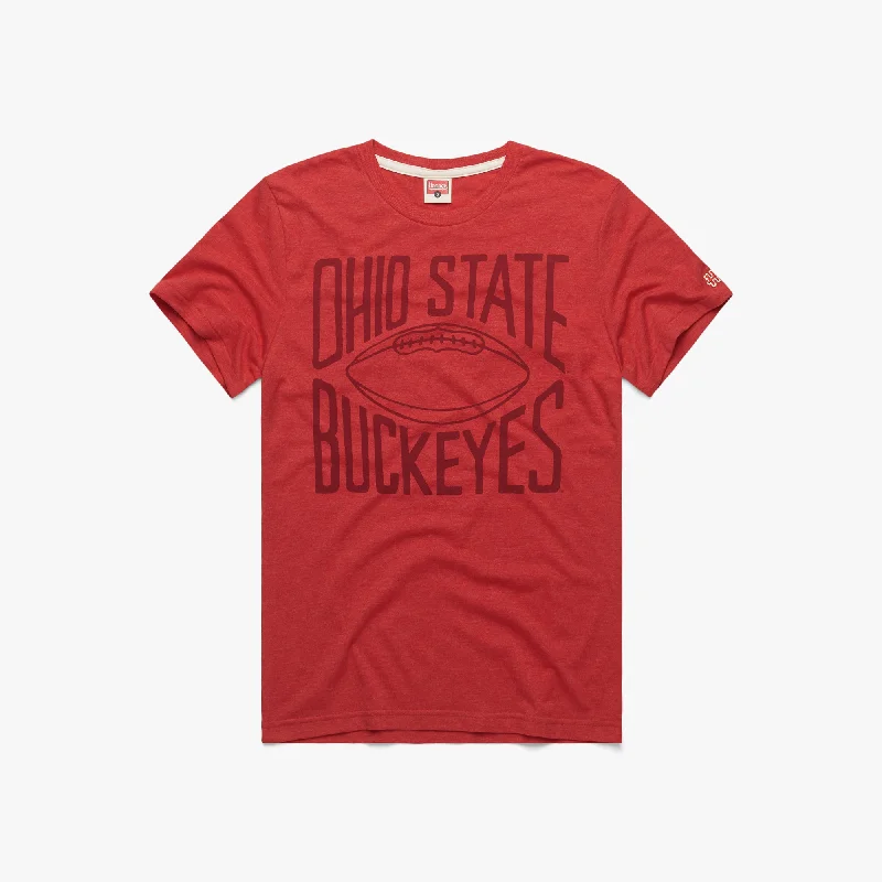 Men's Unique and Designer TopsOhio State Buckeyes Football All Scarlet