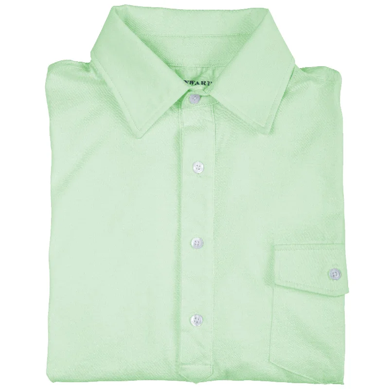 Men's Shirts with Wrinkle-Resistant FabricOld School Polo - Mint Spray