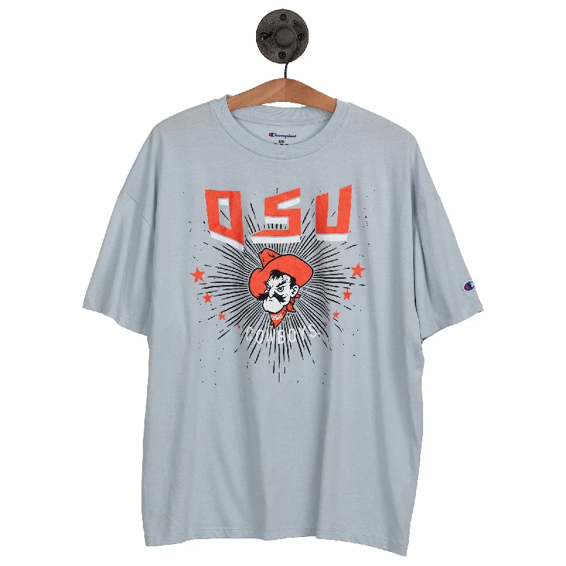 Men's Shirts with Ruffled HemlinesOSU WOMEN'S OVERSIZED TEE - OSUWOST