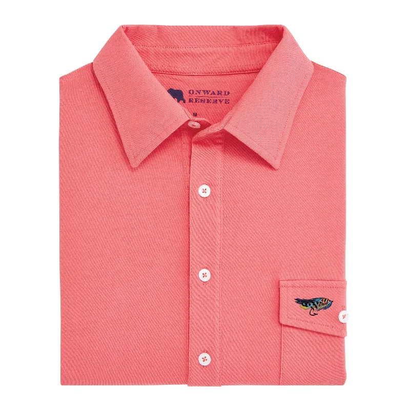 Men's Shirts with Bow TiesStay Fly Old School Polo - Magnolia