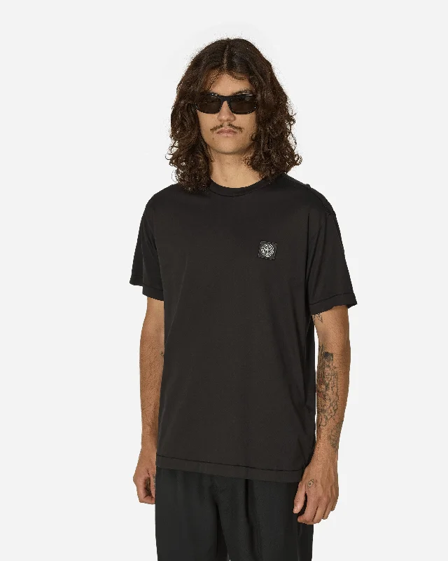 Men's Shirts for HikingGarment Dyed Logo T-Shirt Black