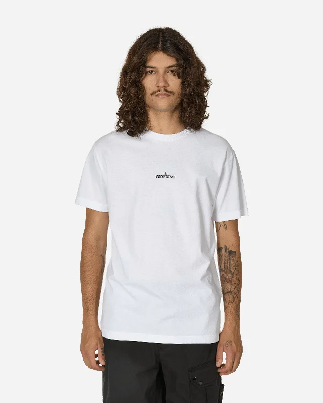 Men's Shirts with Chest PocketsStamp One Print T-Shirt White