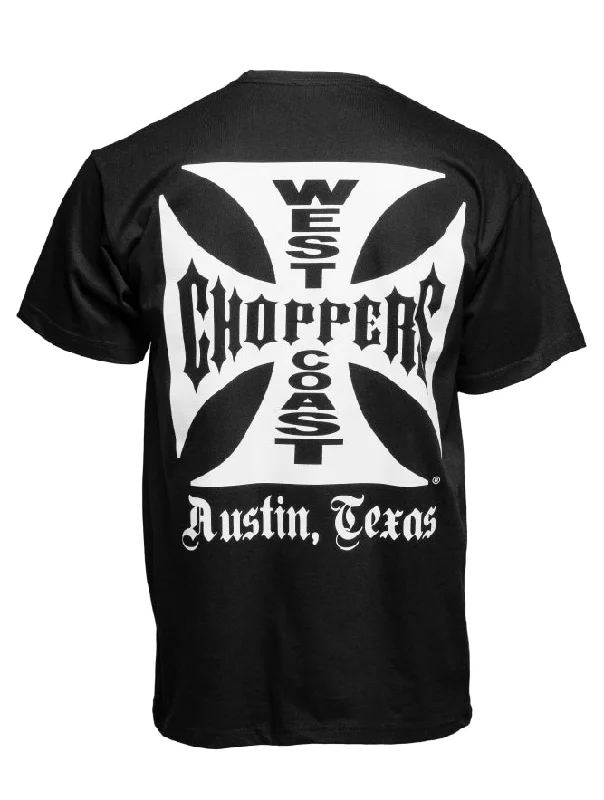 Men's Shirts with Mandarin CollarsWest Coast Choppers OG Classic ATX Tee - Black