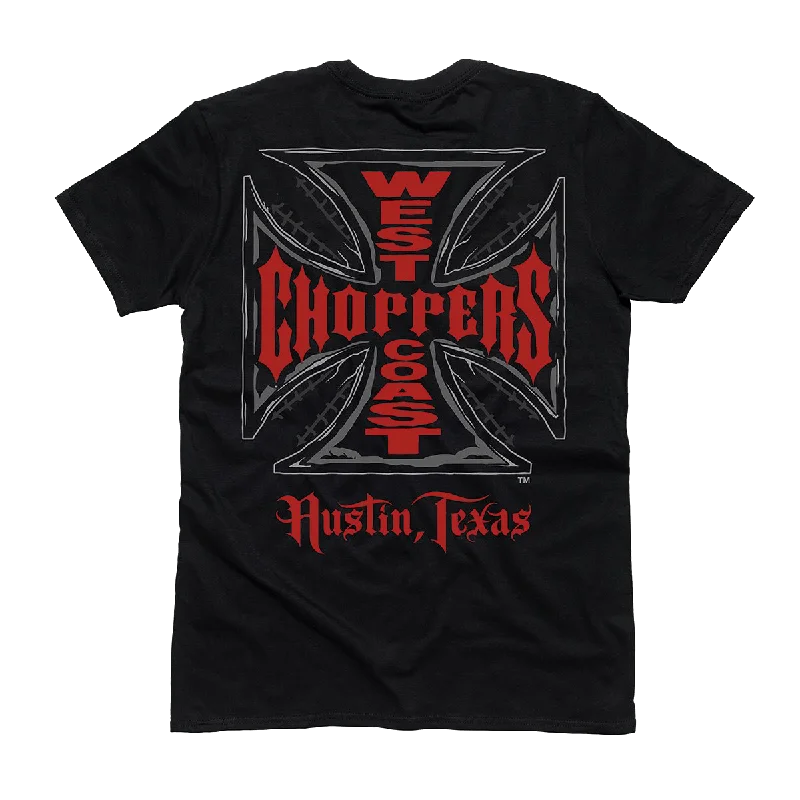 Men's Shirts with Velcro ClosuresWEST COAST CHOPPERS OG WEB TEE - BLACK