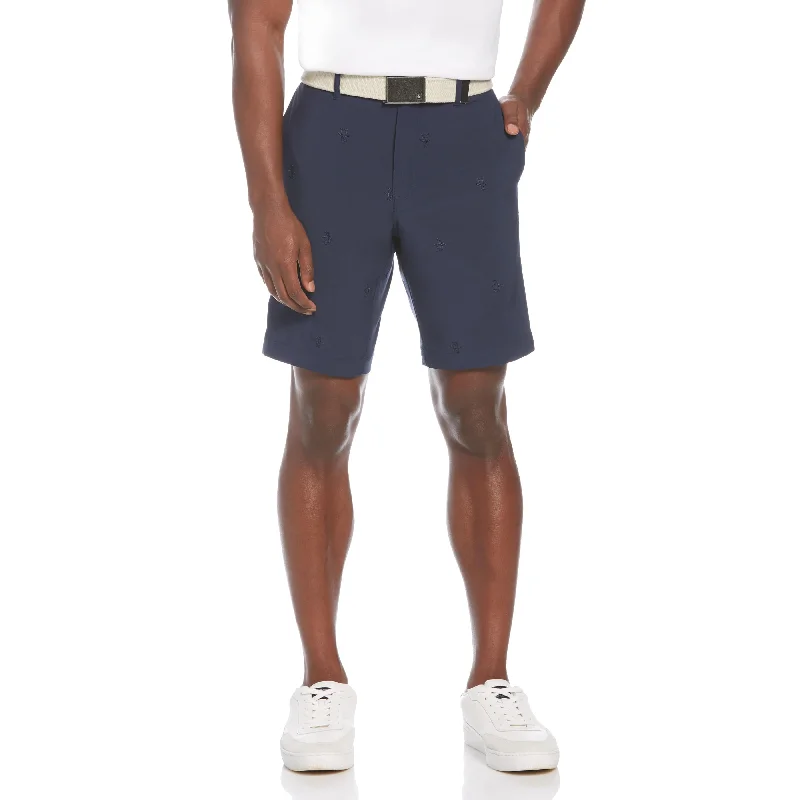 Men's Tapered Pants for a Slimming EffectAllover Pete Embroidered Golf Short