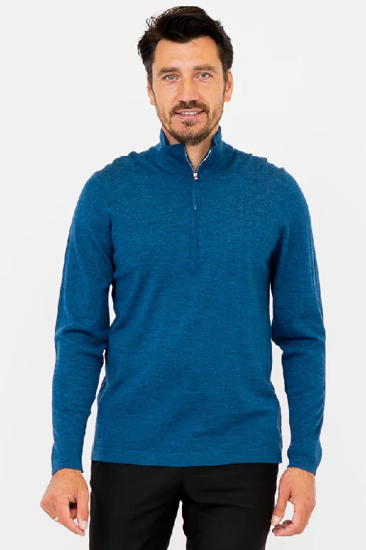 Men's Sweaters with Argyle PatternsAndrew Sweater, Blue Peri, Merino Wool