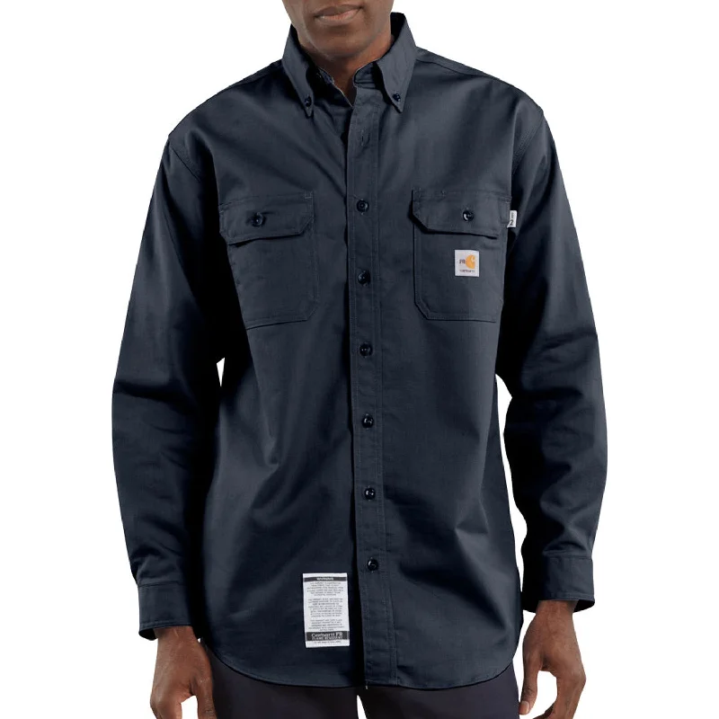 Men's Tab-Collar Shirts for a Crisp LookCarhartt Men's Flame Resistant Classic Twill Work Shirt