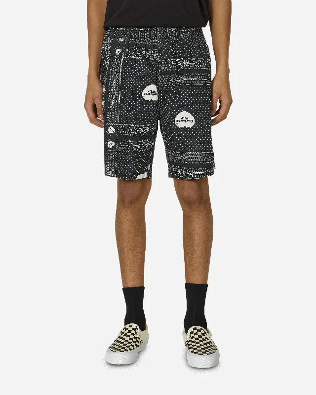 Men's Bootcut Jeans for a Flattering ShapeHeart Bandana Shorts Black