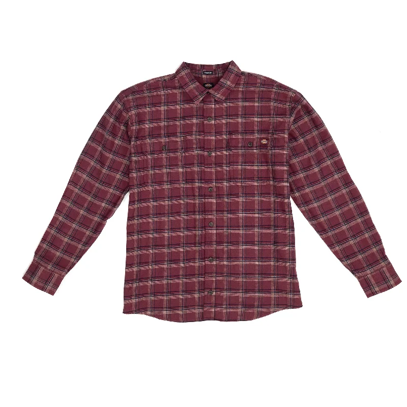 Men's Iron-Free Shirts for Wrinkle-Resistant WearDickies Men's Flex Long Sleeve Flannel Shirt