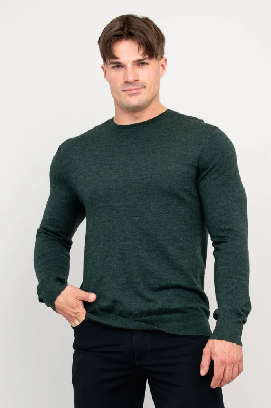 Layered Men's Vest SweatersFraser Sweater, Woodland, 100% Merino Wool