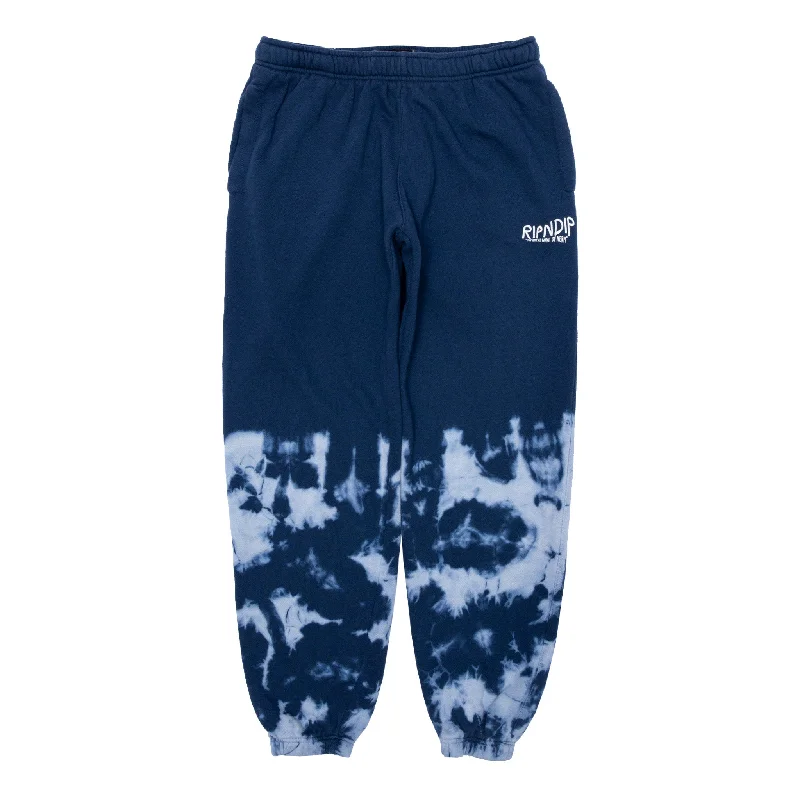 Men's Pants with Button-Down PocketsGreat Wave Sweatpants (Blue Dye)