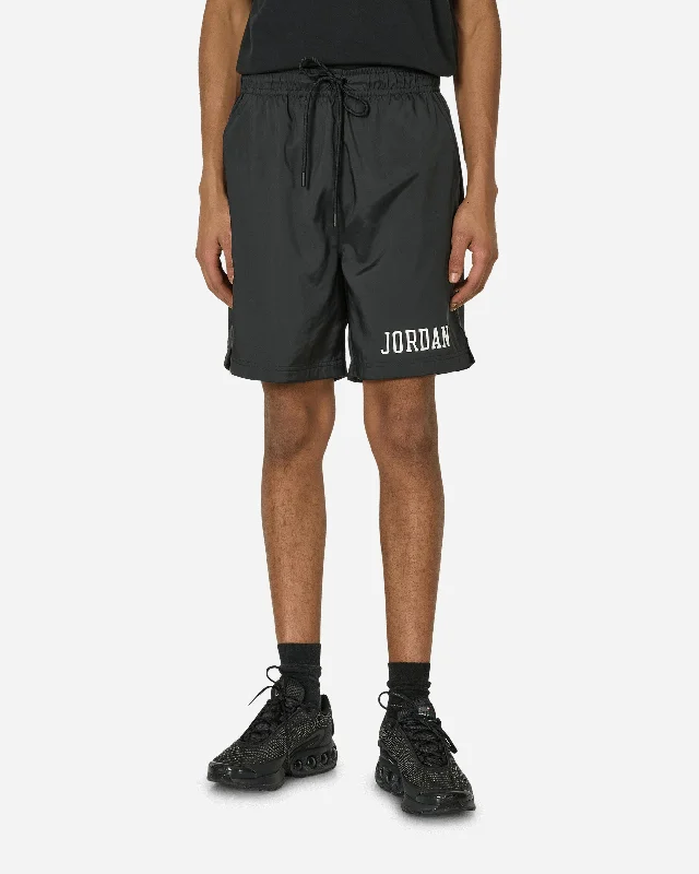 Men's Button-Fly Pants for a Traditional TouchEssentials Poolside Shorts Black