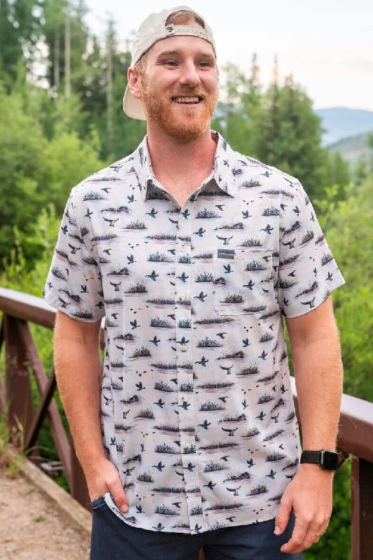 Men's Minimalist Shirts for a Clean LookPerformance Button Up - Duck Hunt