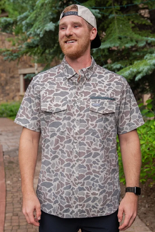 Men's Hunting Shirts for Camouflage and ComfortPerformance Outdoor Shirt - Classic Deer Camo