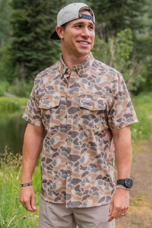 Men's Travel Shirts for Easy PackingPerformance Outdoor Shirt - Pintail Camo