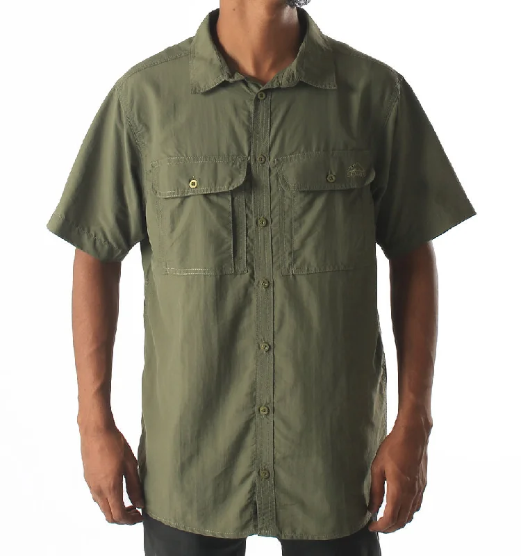 Classic Men's Dress ShirtsSHORT SLEEVE TECH SHIRT - OLIVE