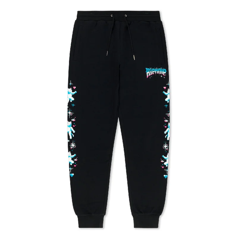 Men's Pants with Button-CuffsSuperstar Sweatpants (Black)