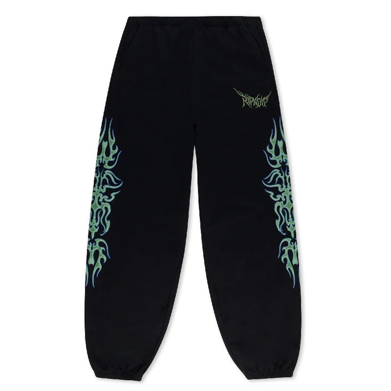 Men's Pants with Appliqué DetailsVolt Sweatpants (Black)