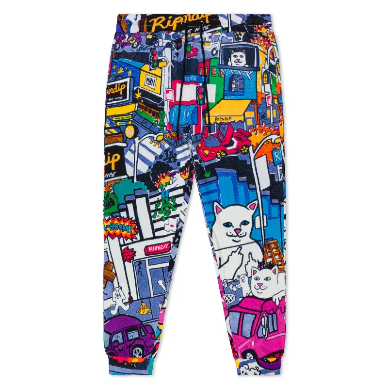 Men's Swim Trunks for SwimmingWelcome to Fairfax Sweatpants (Multi)