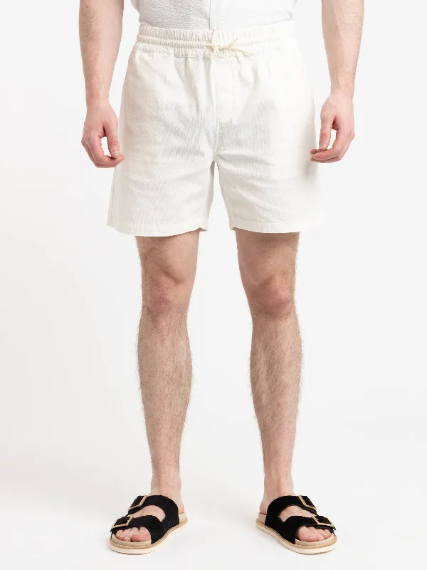 Layered Men's OverallsWhite Corduroy Shorts