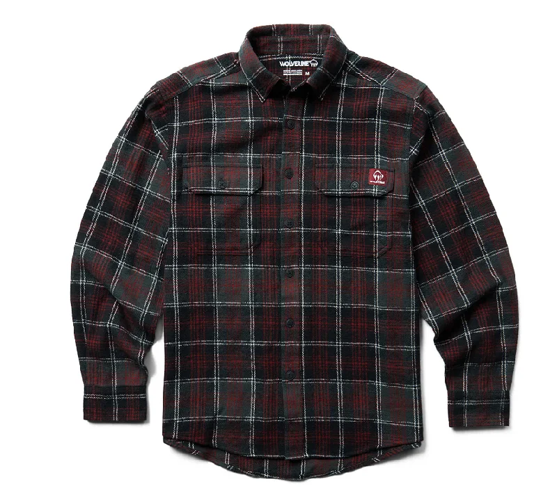 Men's Essential Dress Shirts for Everyday WearWolverine Men's Glacier Heavyweight Long Sleeve Flannel Shirt